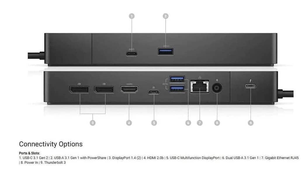 Type C Dock, Dell WD19, WD19TB 0