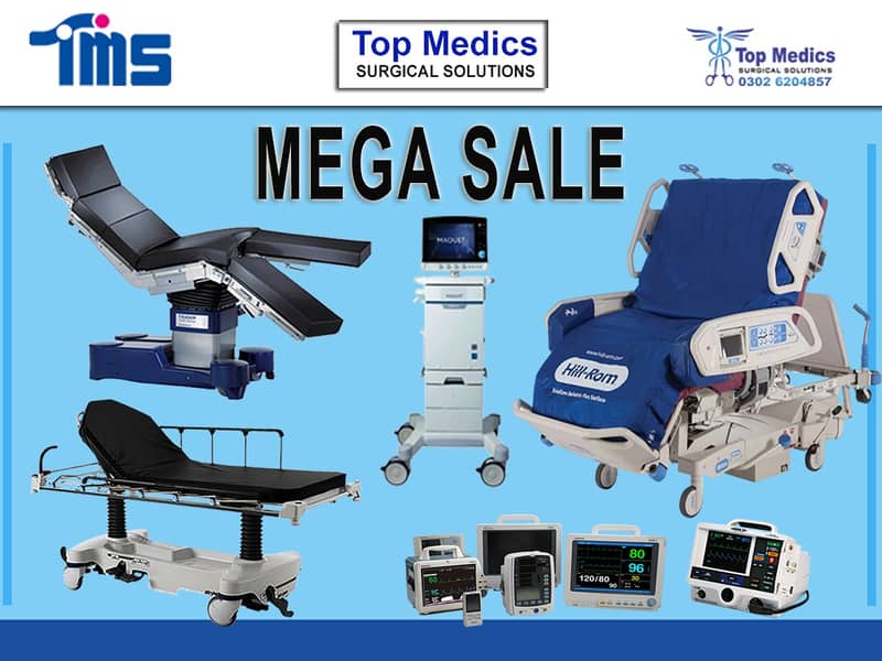 ICU monitor/ECG machine/ Hospital Equipment/ Baby Warmer/OT Table 5