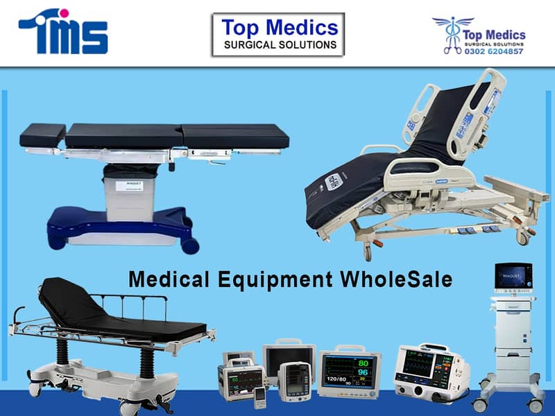 ICU monitor/ECG machine/ Hospital Equipment/ Baby Warmer/OT Table 13