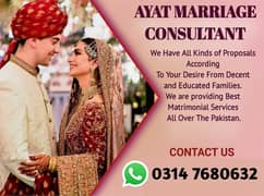 Marriage Bureau (Rishta Service Consultant & Match Maker