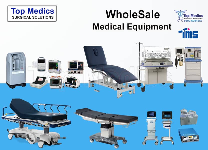 ICU monitor/ECG machine/ Hospital Equipment/ Baby Warmer/OT Table 1