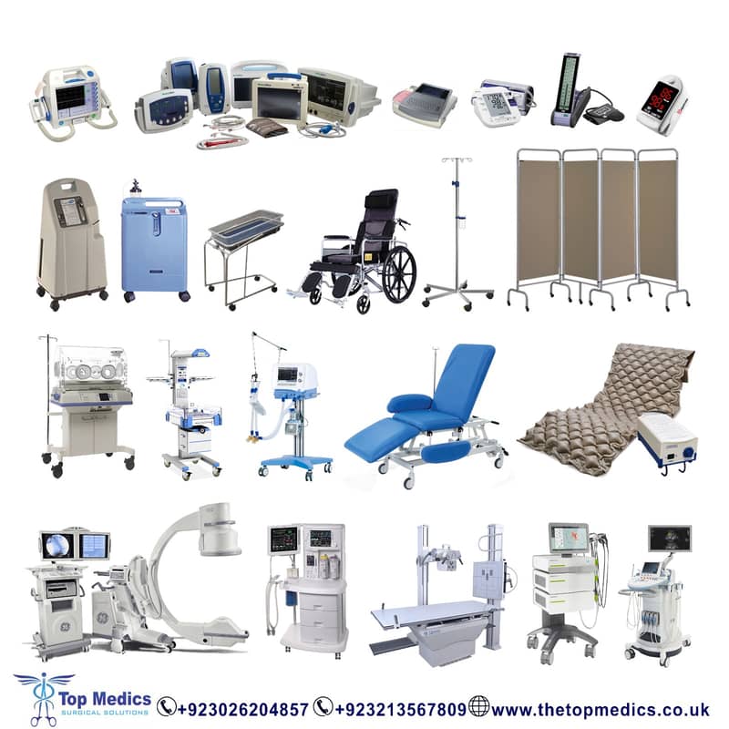 ICU monitor/ECG machine/ Hospital Equipment/ Baby Warmer/OT Table 5