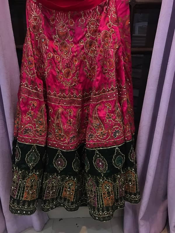 Multi colour lehnga 1