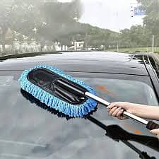 Retractable Microfiber Car Wax Brush - Ultra-Efficient Dust-Proof 1