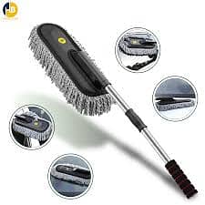 Retractable Microfiber Car Wax Brush - Ultra-Efficient Dust-Proof 4