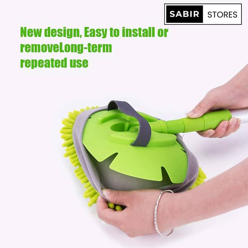 Retractable Microfiber Car Wax Brush - Ultra-Efficient Dust-Proof 10