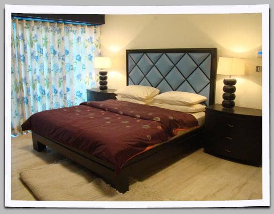 Double Bed - Bed Set - Side Table - Dressing - Poshish Bed For Sale 3