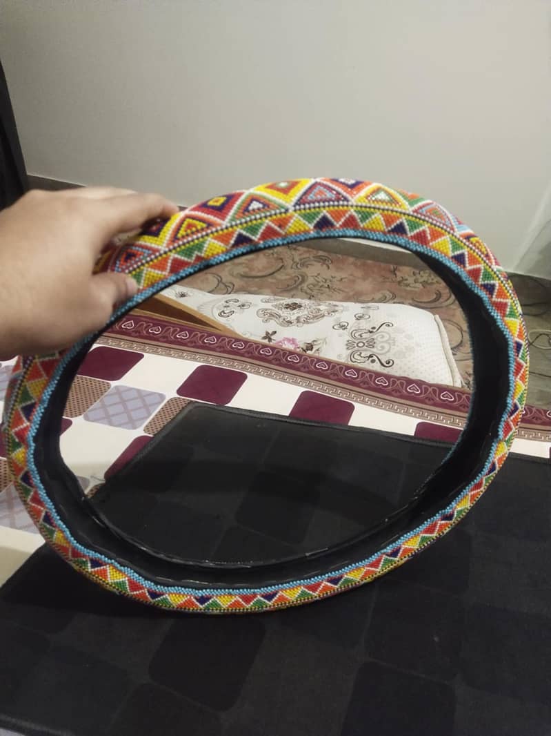 Handmade Steering Wheel Cover 3