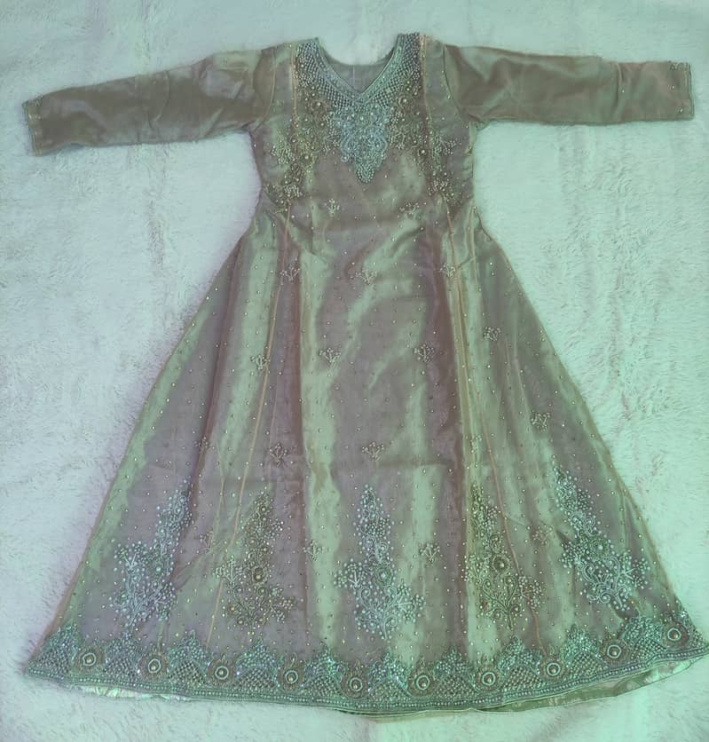 Embroidery Party Wear Branded Dress / Maxi in excellent condition 1