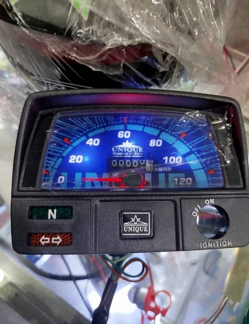 70cc Bike Speedometer With LED Lights 2