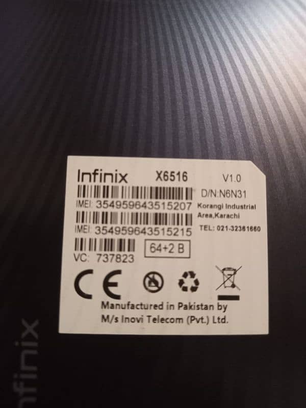 this is new infinix smart 7 HD 2+64 gb 7