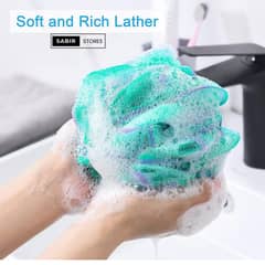 Body Cleaning Bath Ball Sponge Super Soft Bath Sponge Fluffy Puffy Loo