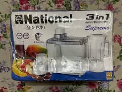 National Brand New Food Factory Supreme 3 in 1 juicer / blender / mill