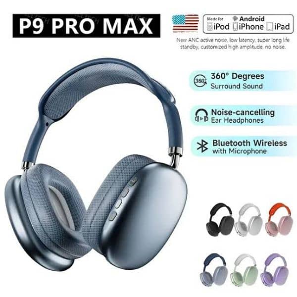 P9 wireless Headphones 1