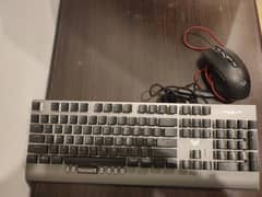 Mechanical keyboard and gaming mouse