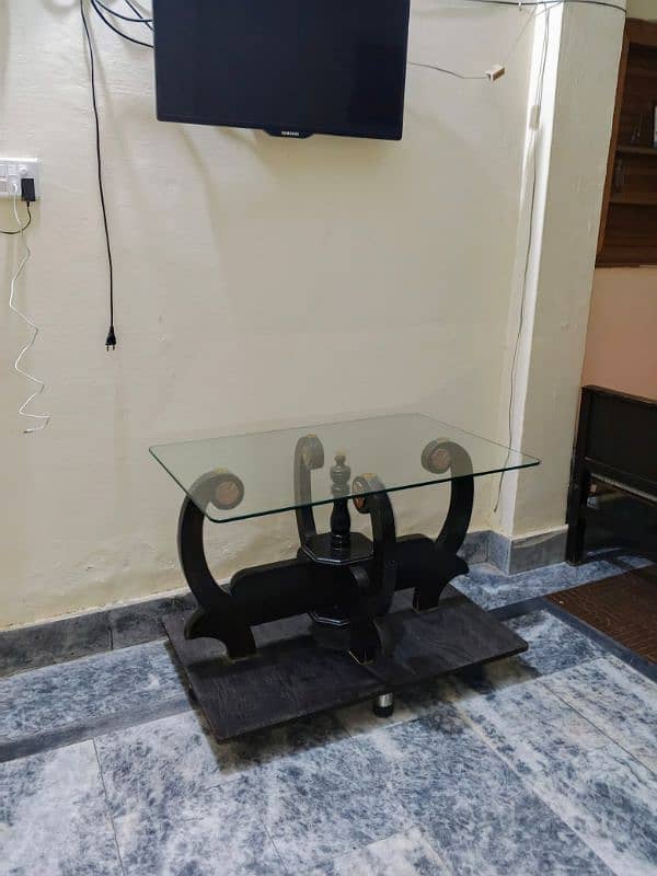 center table with glass top for sale 3