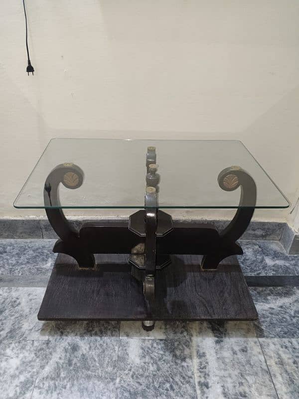 center table with glass top for sale 4