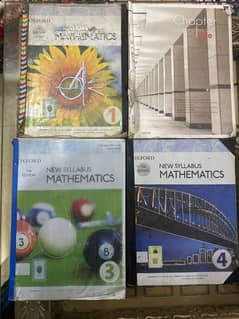 O Level Mathematics Oxford Original Books (D1, D2, D3, D4)