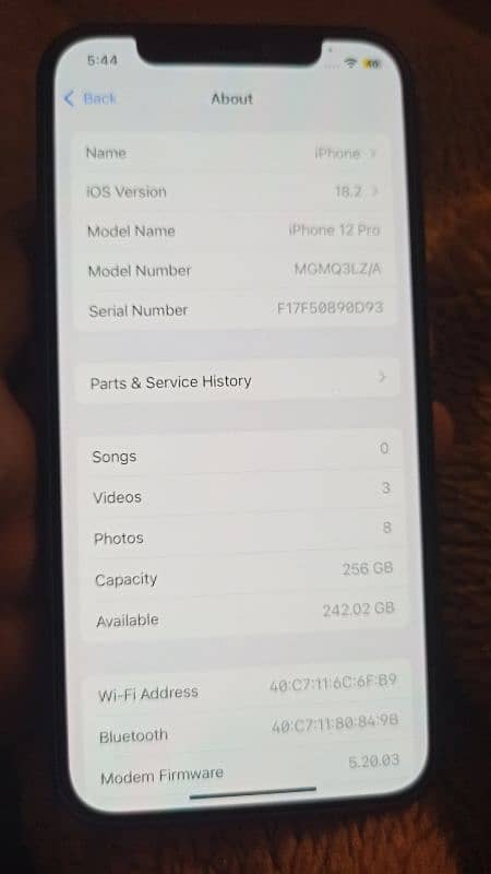 iPhone 12 pro non pta jv 256gb exchange possible 7