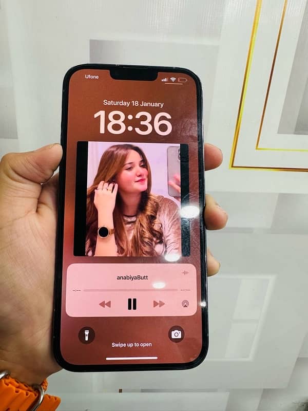 I pHONE 13 pro max 128 GB Non PTA 2 mothn sim time 03239659965 1