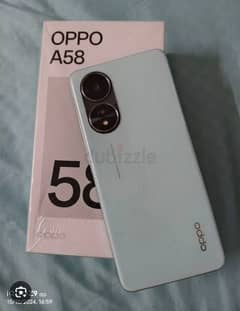 oppo A58 8+128 with box charge