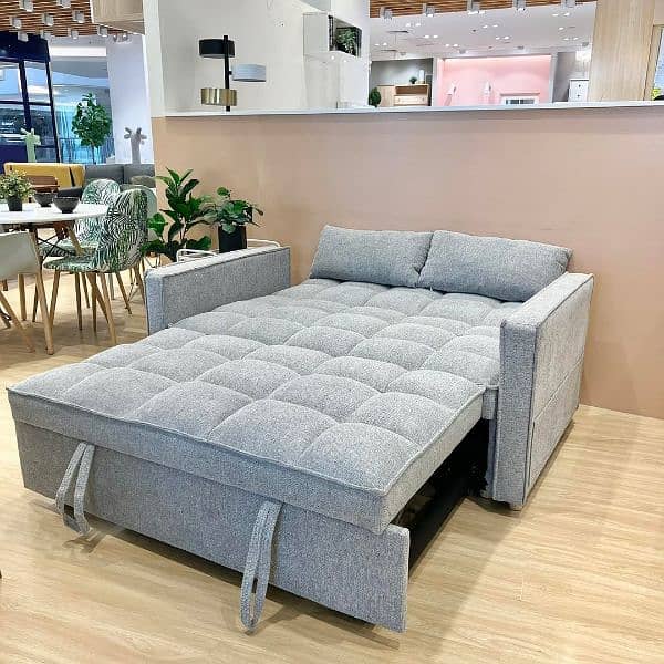 2 Seater Folding Sofa cum bed | maqboolinterior. pk 3