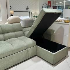 5.5 Seater L Shape Folding Sofa cum bed | L Shape Sofabed