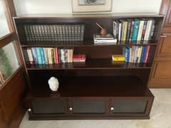 Custom Wooden Bookshelf (Shisham)