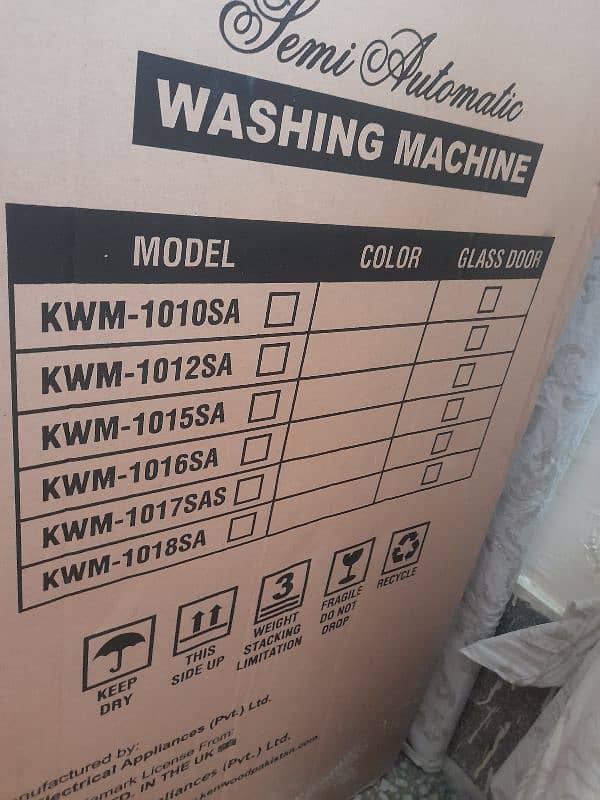 Washing machine 1