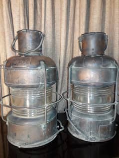 Antique ship lamps