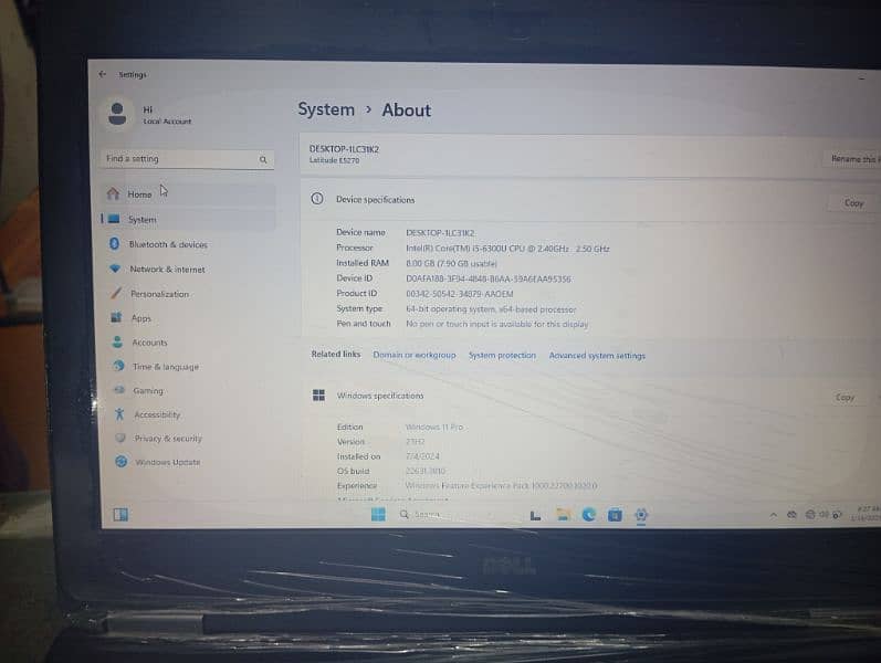 Dell Latitude E5270 i5-6th Gen for Sale 4