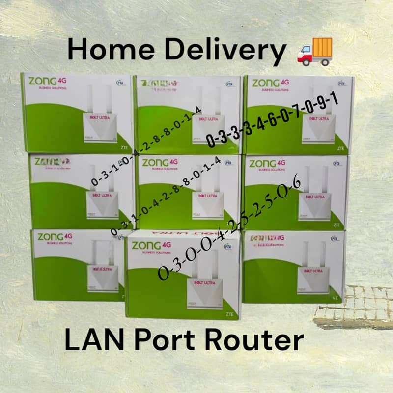 New Zong 4G Bolt Ultra Wifi Router Available best for cctv & solar 1