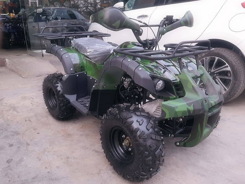 124cc revers gear Atv quad 4 wheels delivery all Pakistan 2