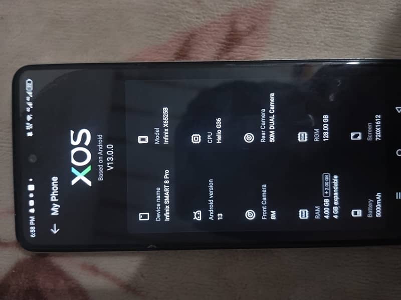 infinix Smart 8 pro 4