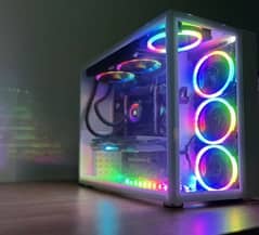 White Case Gaming RGB PC Computer i7 QUAD 16 GB 1TB SSD GTX 1660