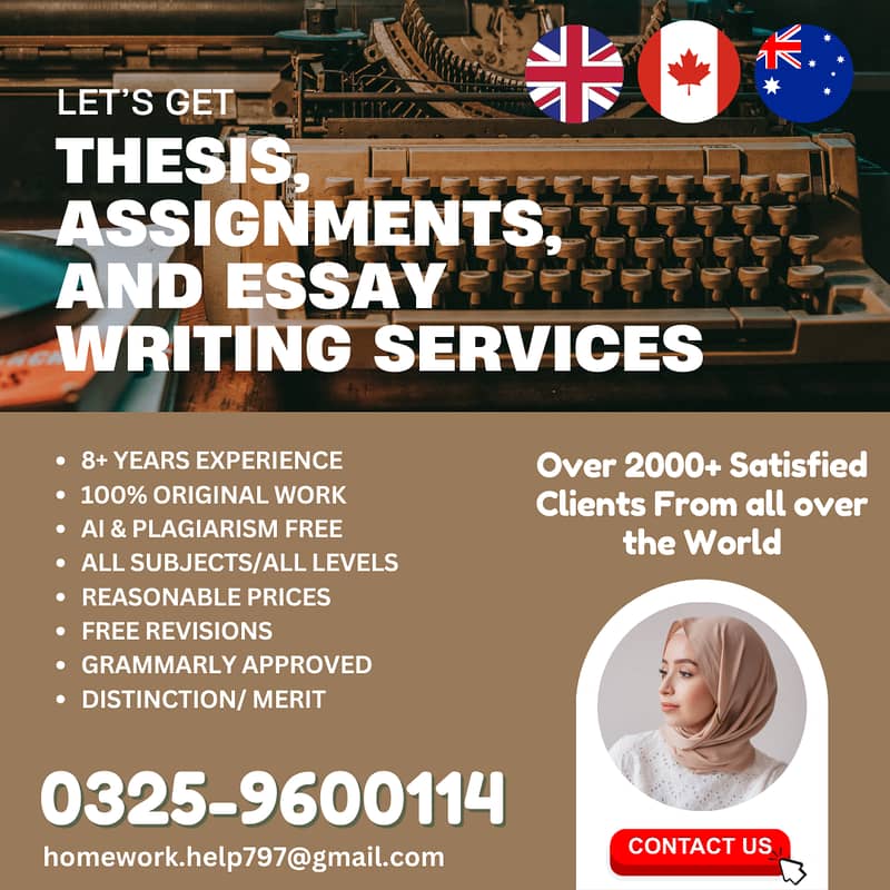 Assignment Writing, Thesis, Essay,Coursework,Dissertation,SPSS,MAB,HND 4