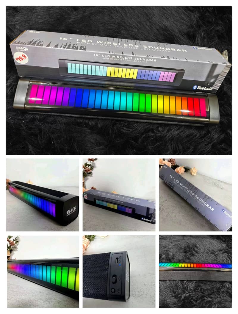 RGB LED Bluetooth Sound Bar 2