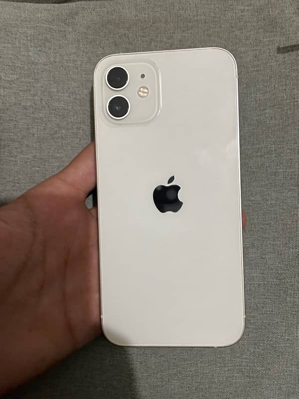 IPHONE 12 White color 64gb JV 0