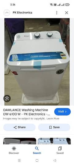 Washing machine Dawlance brand with heavy motor