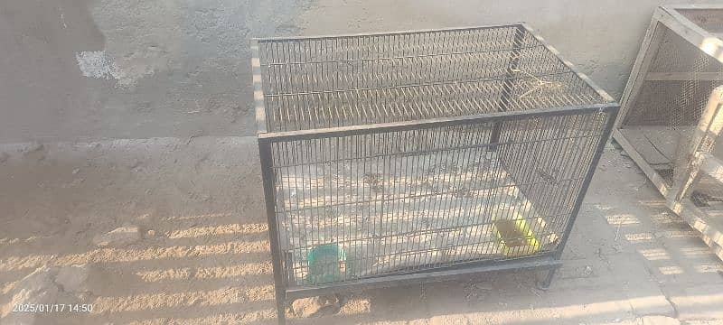 2 Cage hain steel k achi condeshion me Hain 3