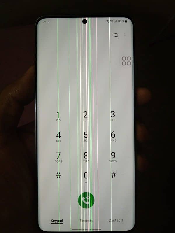 Samsung Galaxy S20 Plus Panel Available Only Lines No Any Dot Shade 0