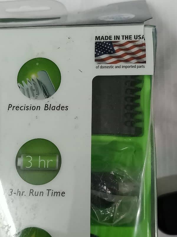 WAHL -LITHIUM-LON RECHARGABLE TRIMMER FULL GROOMING KIT MADE IN USA 1