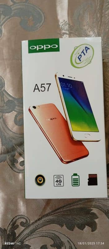 Oppo A57 6gb 128gb 10/10 lush phone 1