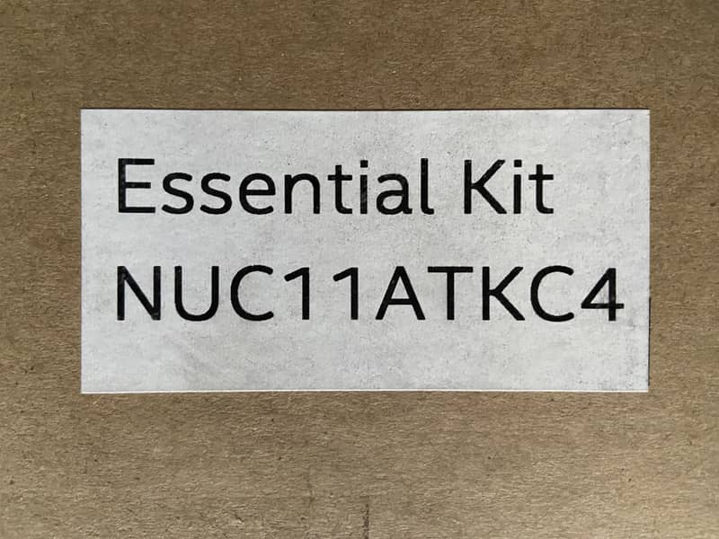 Intel NUC Atlas Mini PC - Essential Kit NUC11ATKC4 4