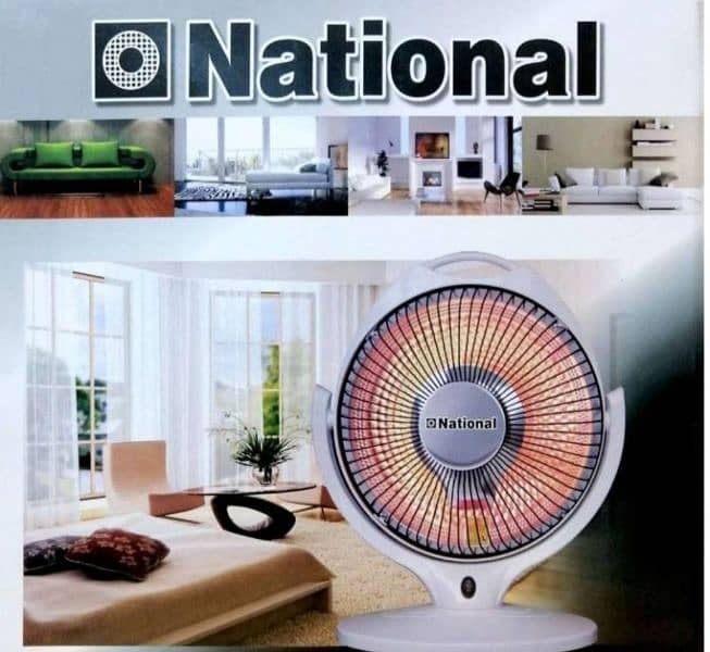 National Portable Electric Heater 400watt Available with Free Delivery 0