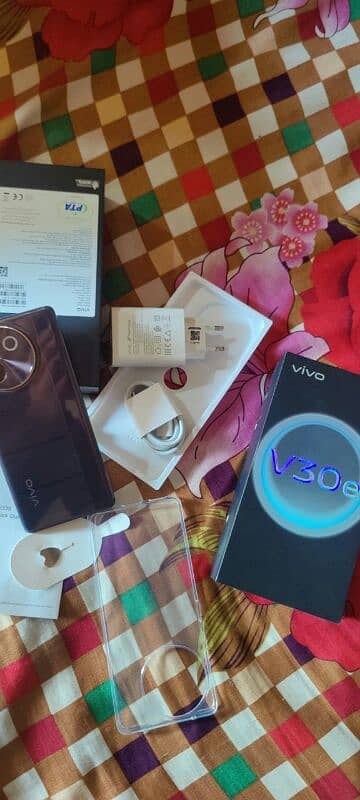 vivo v30e 5G mobile PTA approved 256GB memory number 03276594486 4