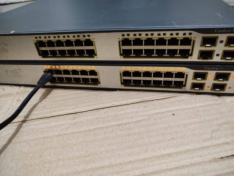 Cisco catalyst 3750G 24ports switch 1