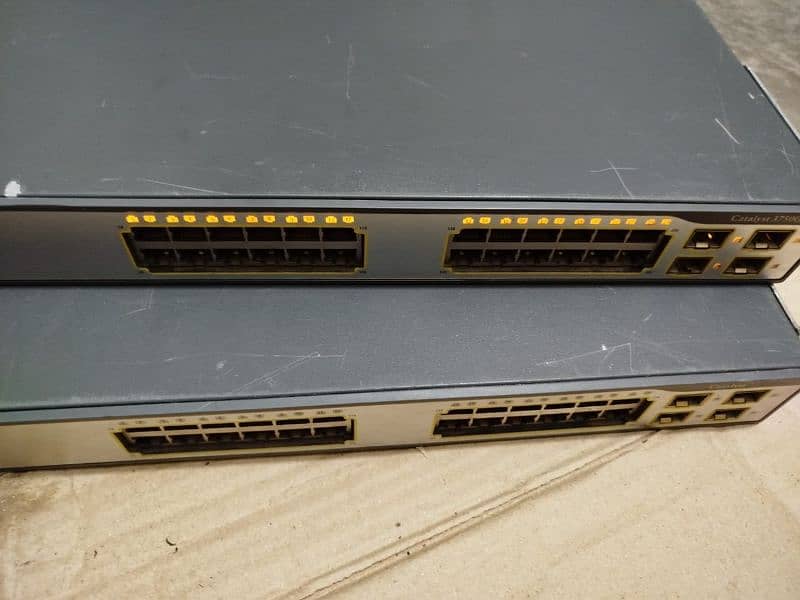 Cisco catalyst 3750G 24ports switch 3