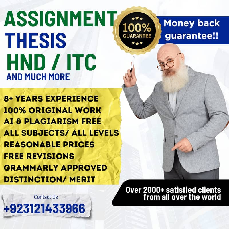 Assignment Writing/Thesis/Essay/Coursework/Dissertation/SPSS/MAB/HND 2