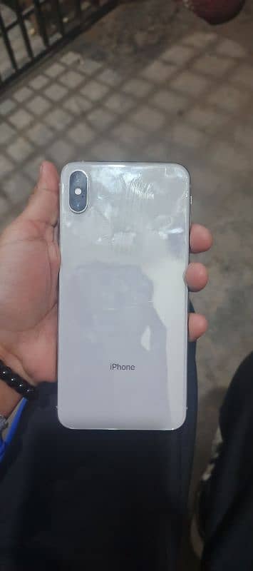 iPhone xs max white colour pta approved 5